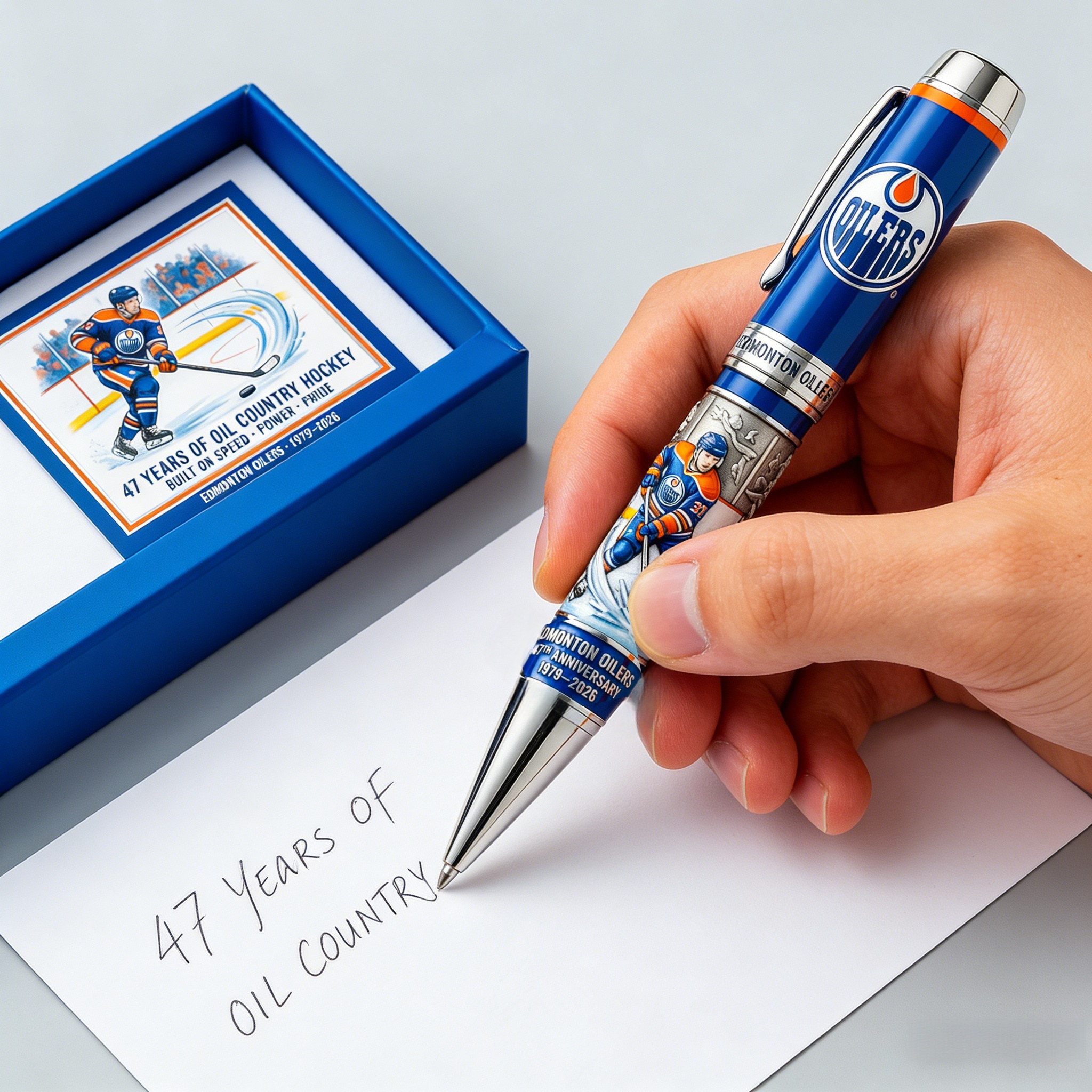 Edmonton Oilers 47th Anniversary Commemorative Pen