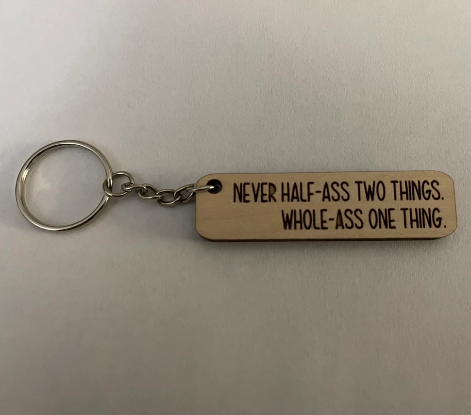 Keychain With Fun Sayings