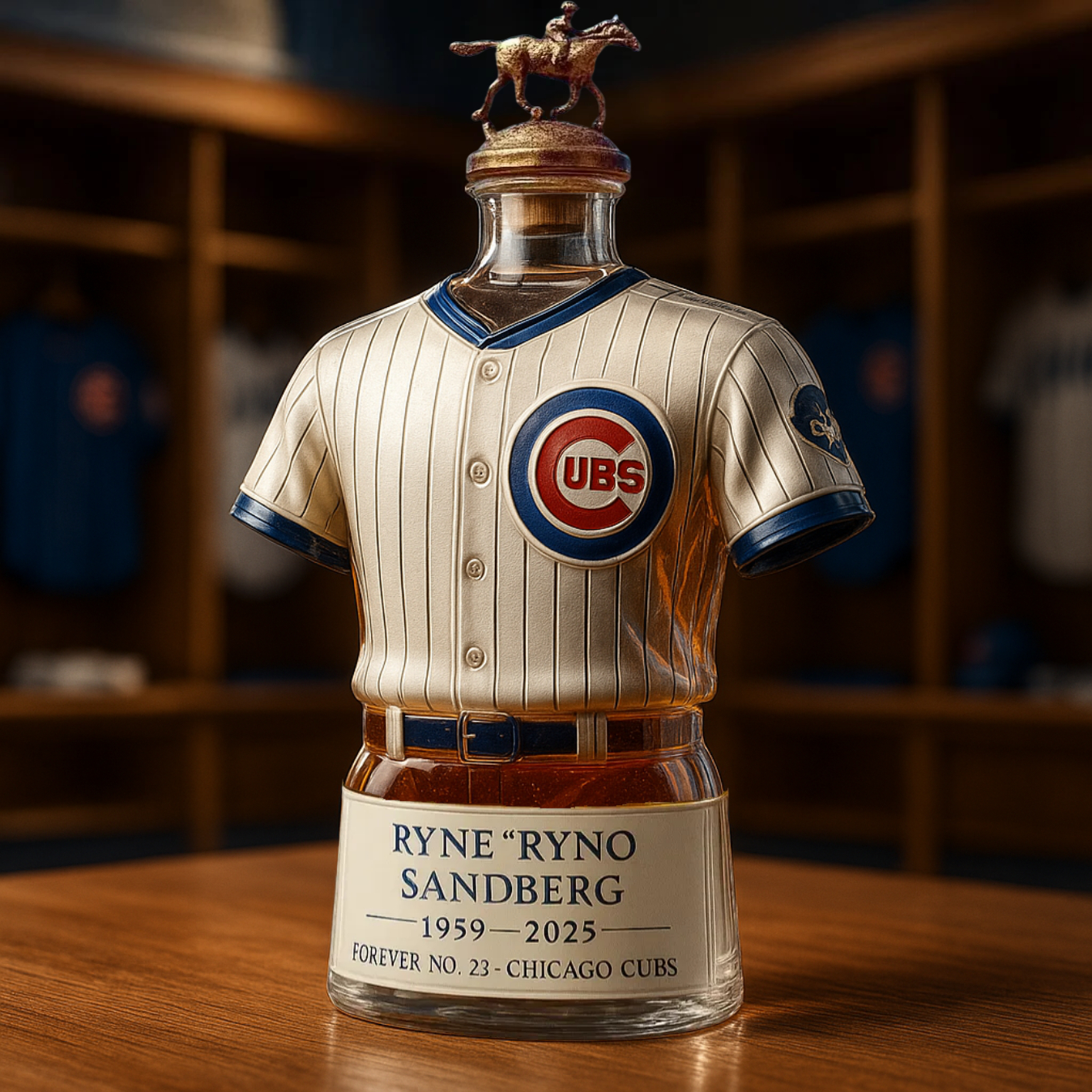 🧢 Ryne “Ryno” Sandberg Jersey Decanter – Forever No. 23
