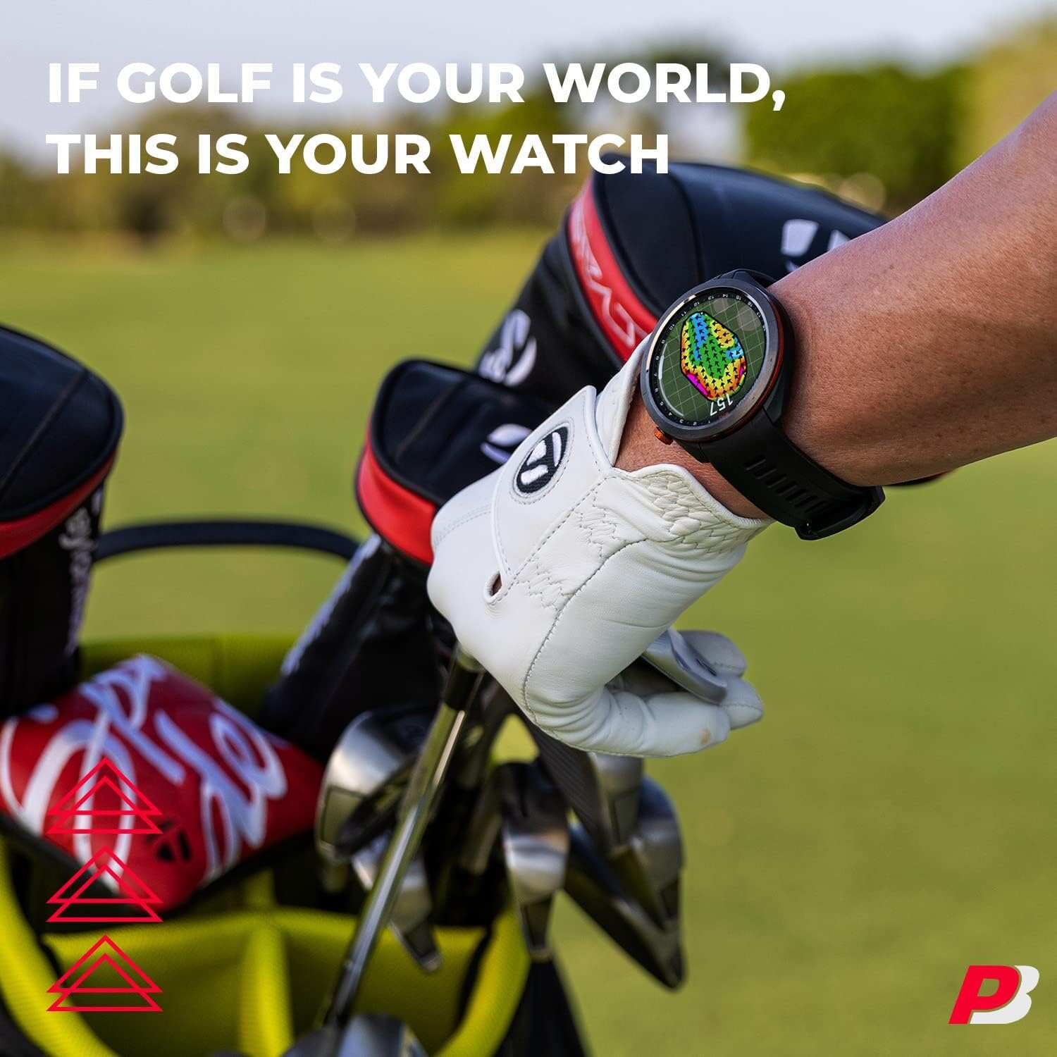 Spring Sale⛳S70 (White, 42mm) Golf GPS Watch Bundle