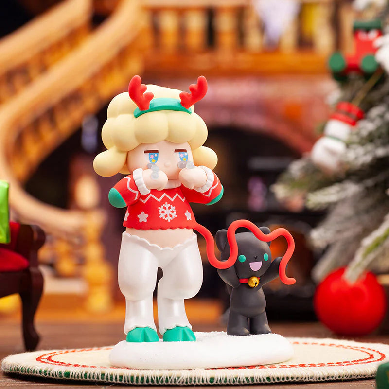 POP MART Satyr Rory Cozy Winter Time Series Blind Box for Christmas [1 Blind Box]