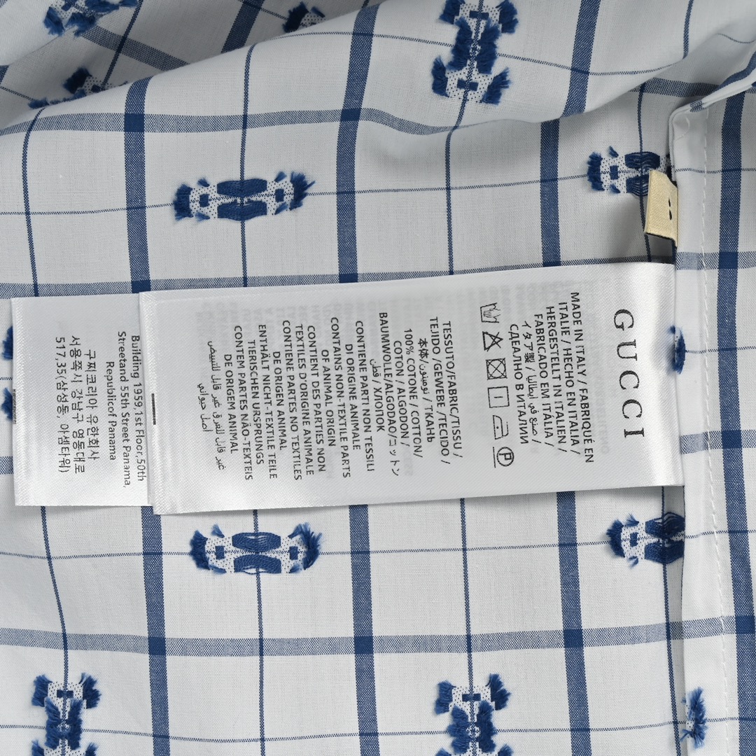 Gucci 24ss horsebit printed short sleeve shirt