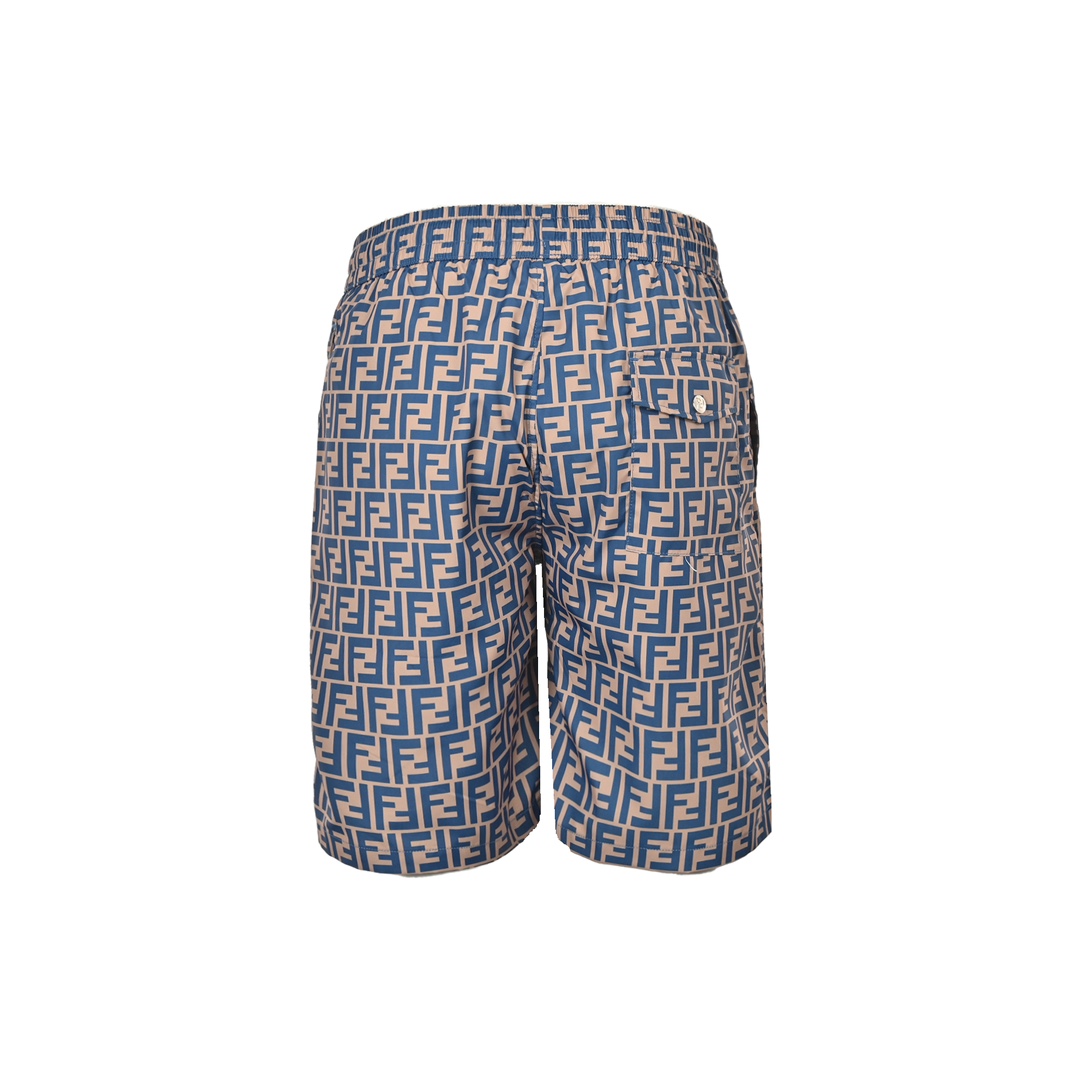 Fendi Classic FF Full Indonesian Dragon Shorts