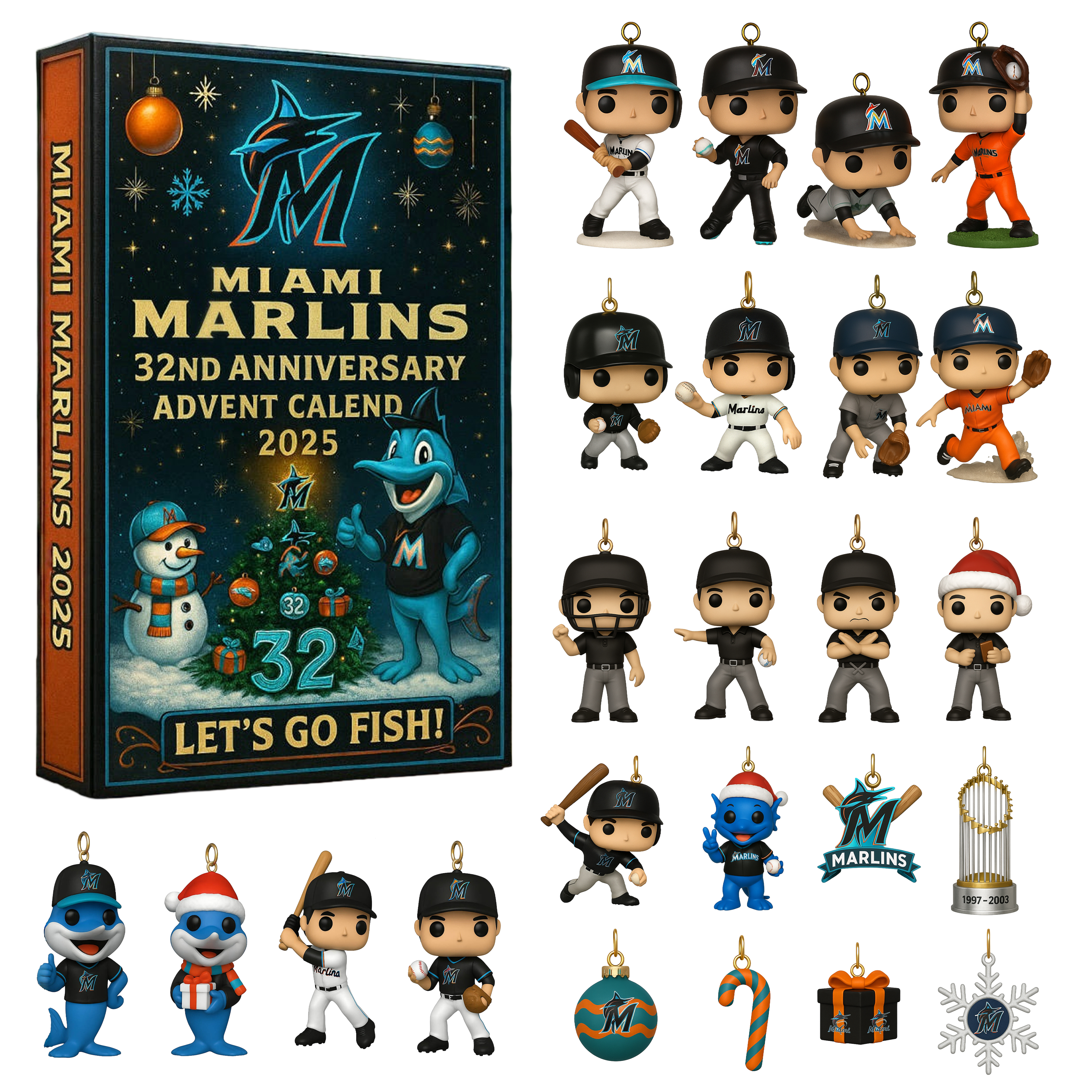 Miami Marlins 32nd Anniversary Advent Calendar 2025