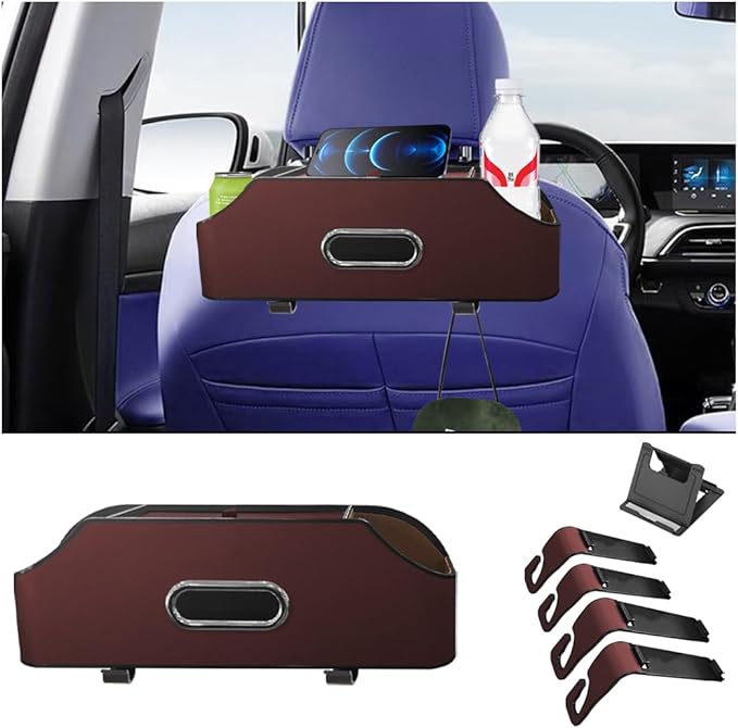 Organizer with Cup Holder and Tissue Box