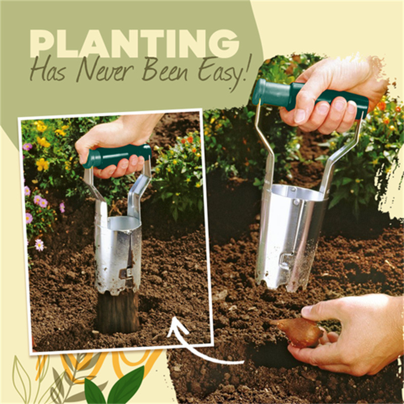 💥💥Stainless Steel Handheld Bulb Planter - Take Your Gardening Game to the Next Level