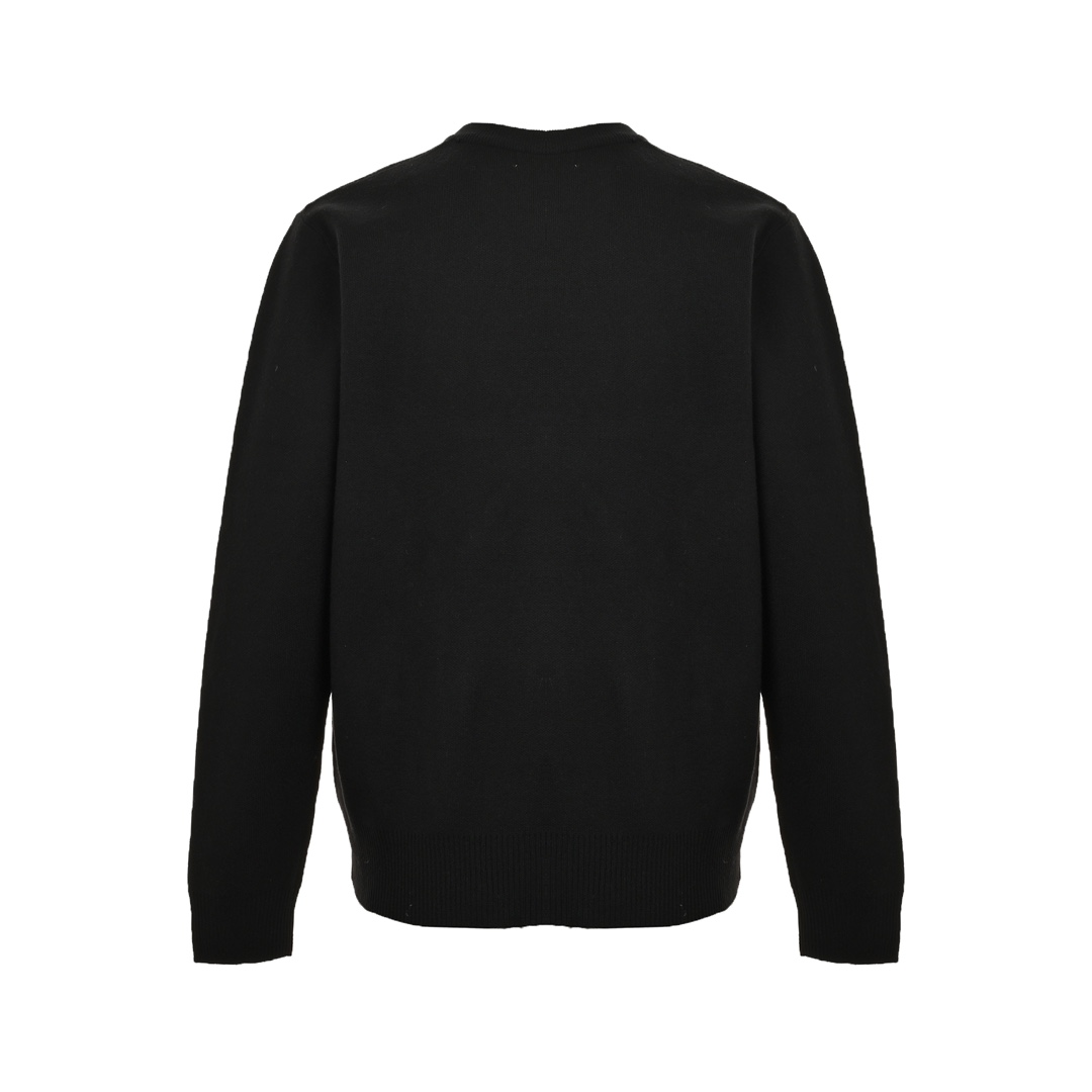 Dior 24Fw monogram embroidered knitted pullover sweater