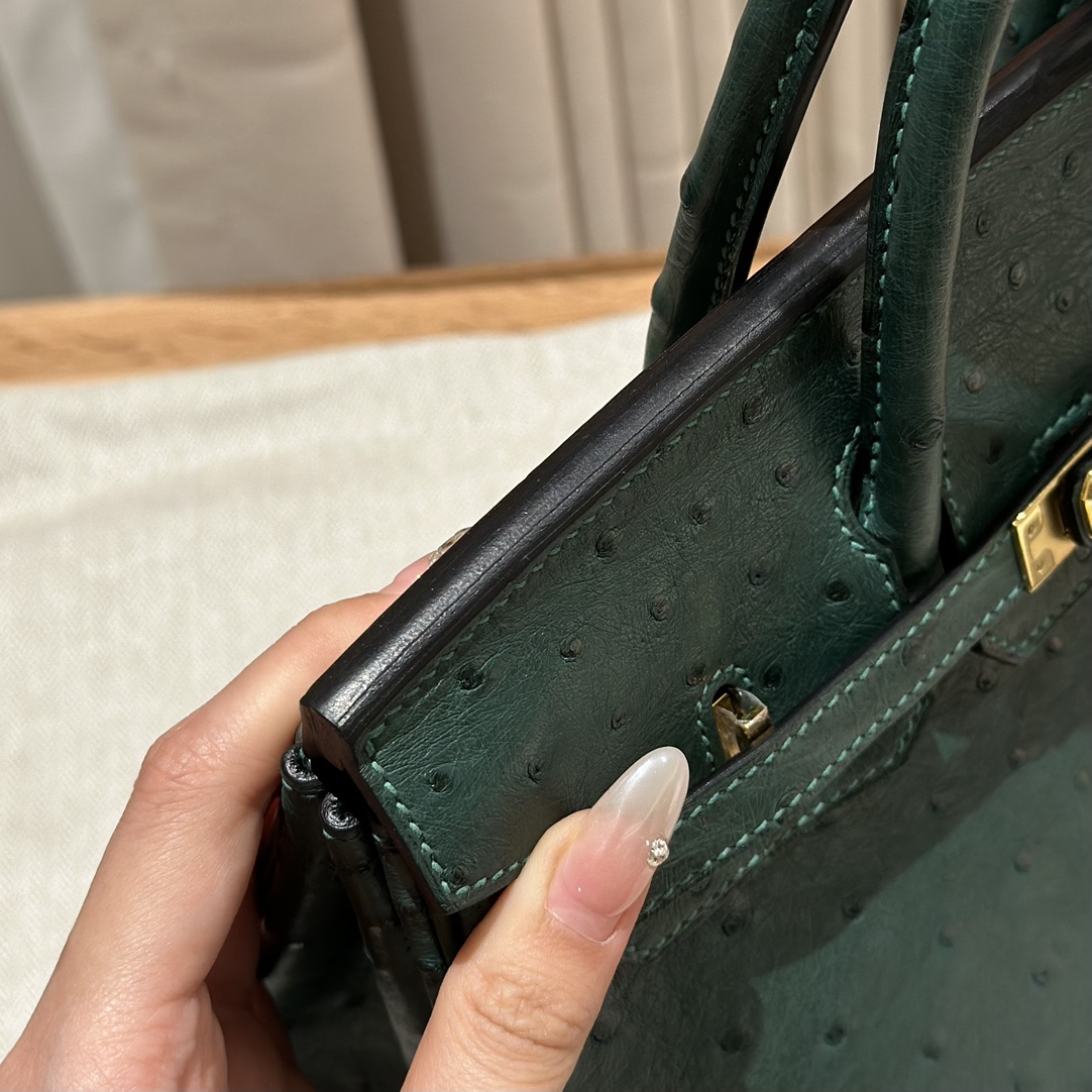 Hermes Birkin z6Malachite Handbag (Handmade to Order)