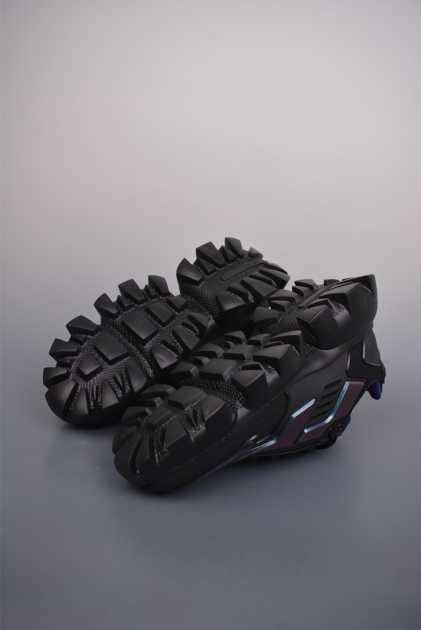 Prada Cloudbust Thunder Low Sneakers all black laser 2EG293_3LA8_F0002