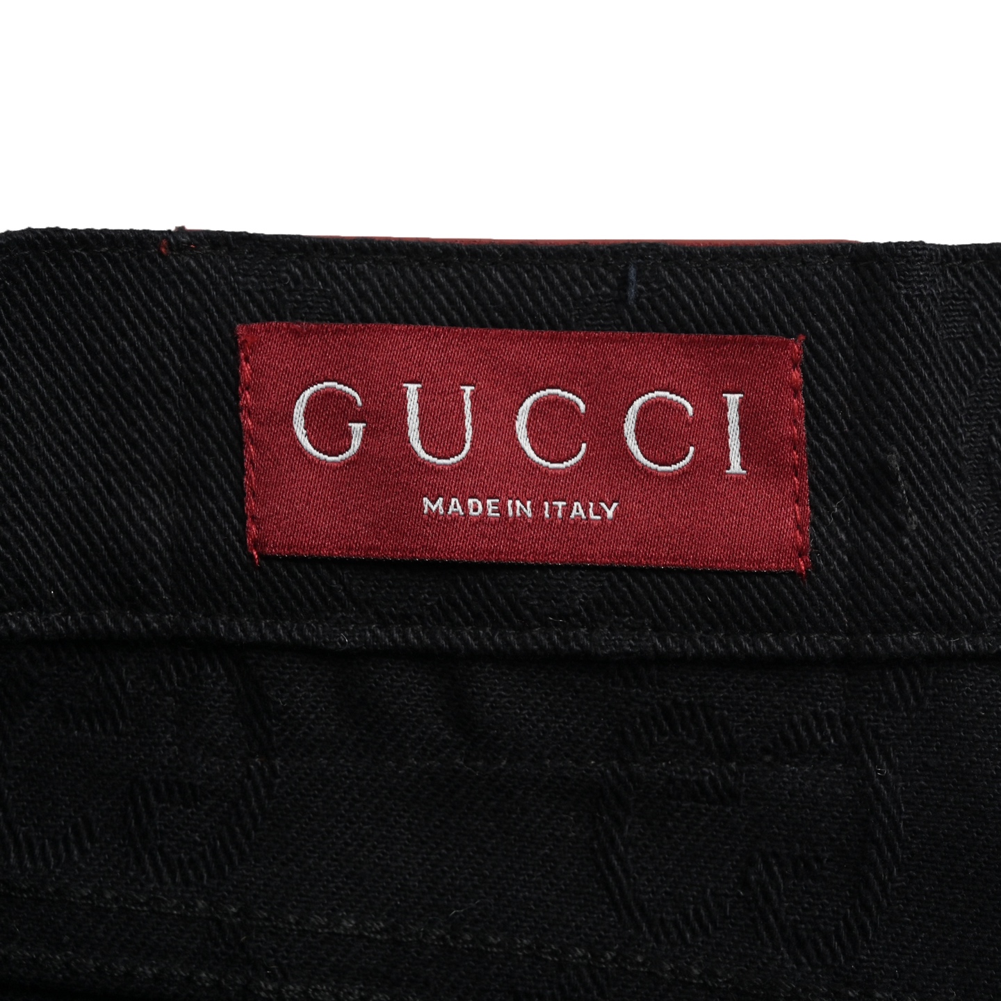 Gucci 24Fw Double G all over jacquard denim jeans