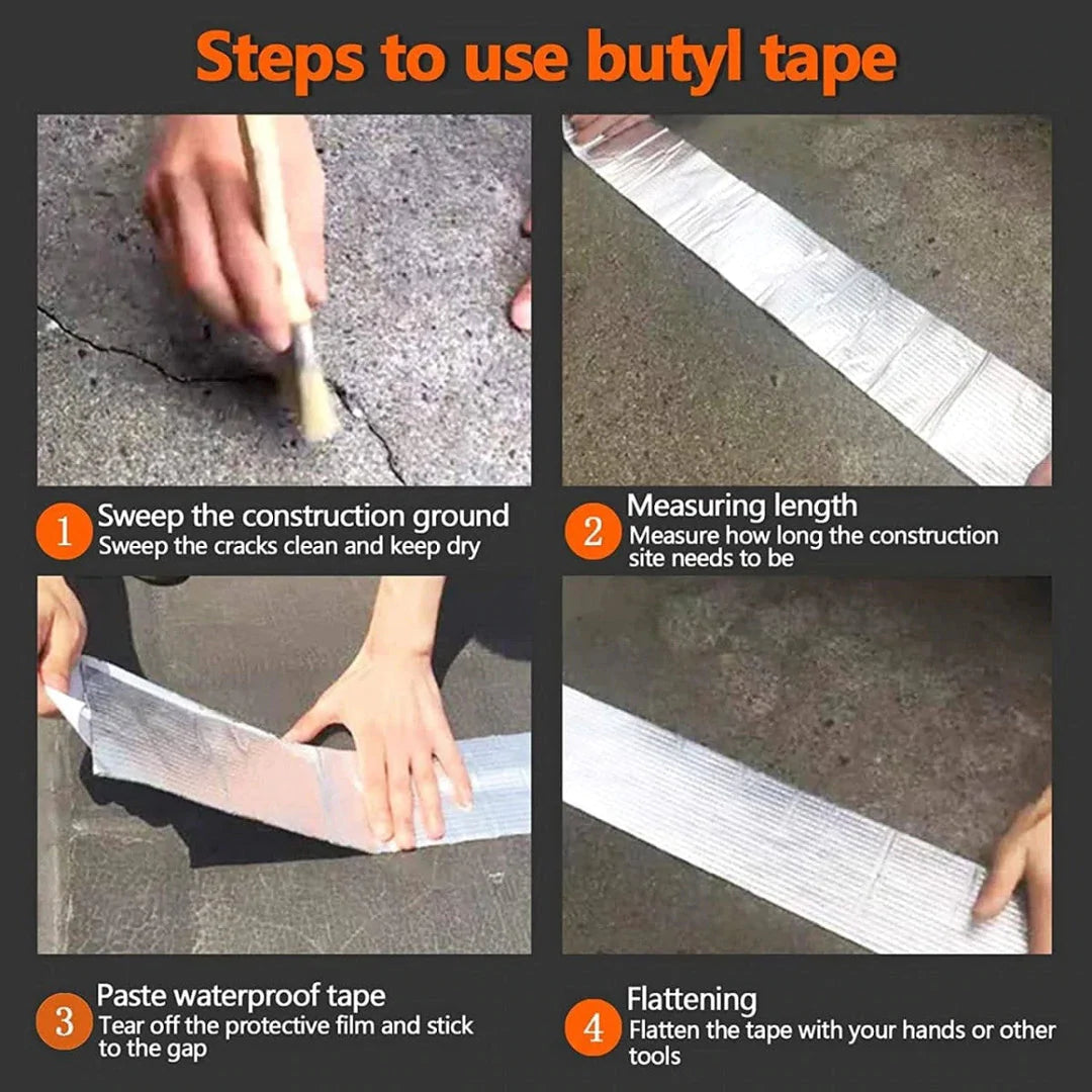 (⚡Last Day Flash Sale-50% OFF)Aluminium Waterproof Tape(Width - 5 cm/1.97in)-Buy 2  Get 10% Off & Free Shipping