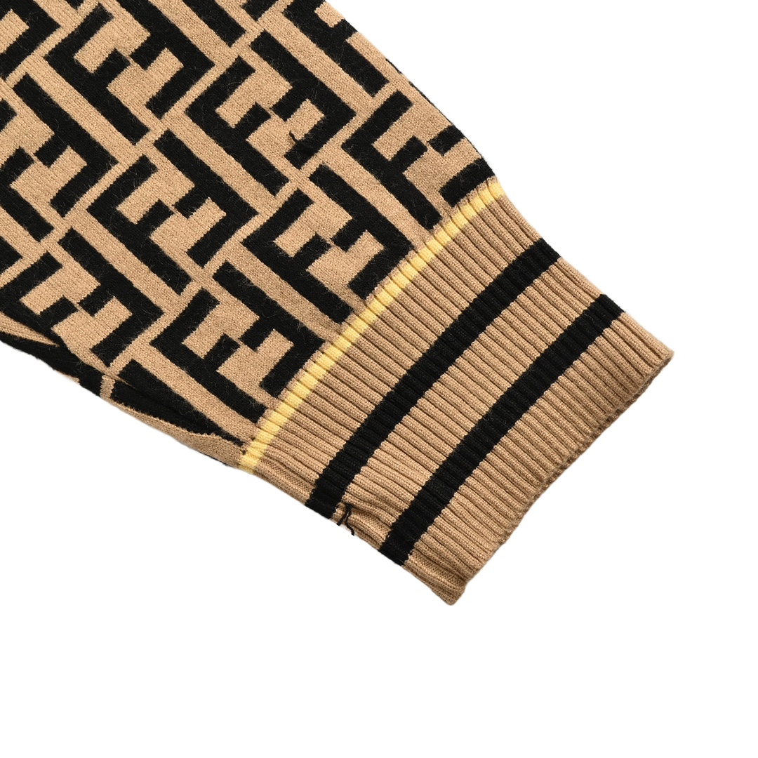 Fendi 24Fw FF all-over jacquard sweater