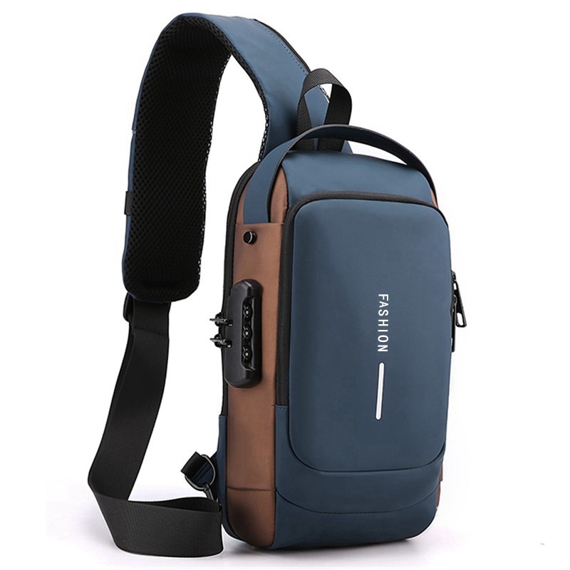 (🔥Father's Day Hot Sale-Save 50%OFF)-USB Charging Sport Sling Anti-theft Shoulder Bag(Great Gift🎁)-BUY 2 GET FREE SHIPPING