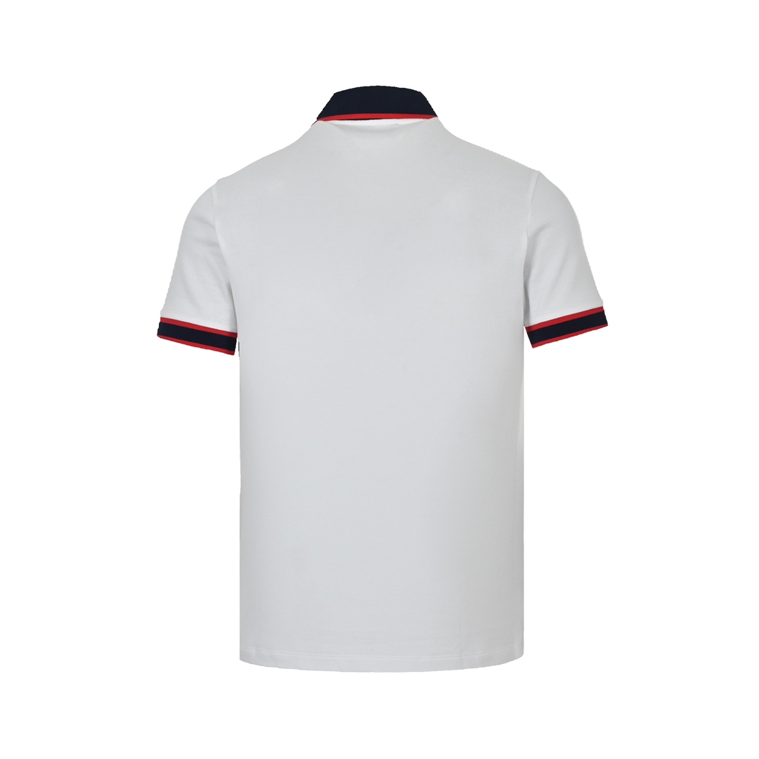 Gucci 23ss classic pocket embroidered double G Polo short sleeve