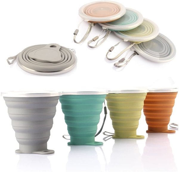 (Last Day Flash Sale-50% OFF) Silicone Collapsible Travel Cup-BUY 4 FREE SHIPPING