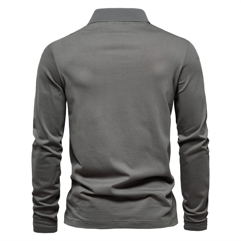 Men's Long Sleeve Polo