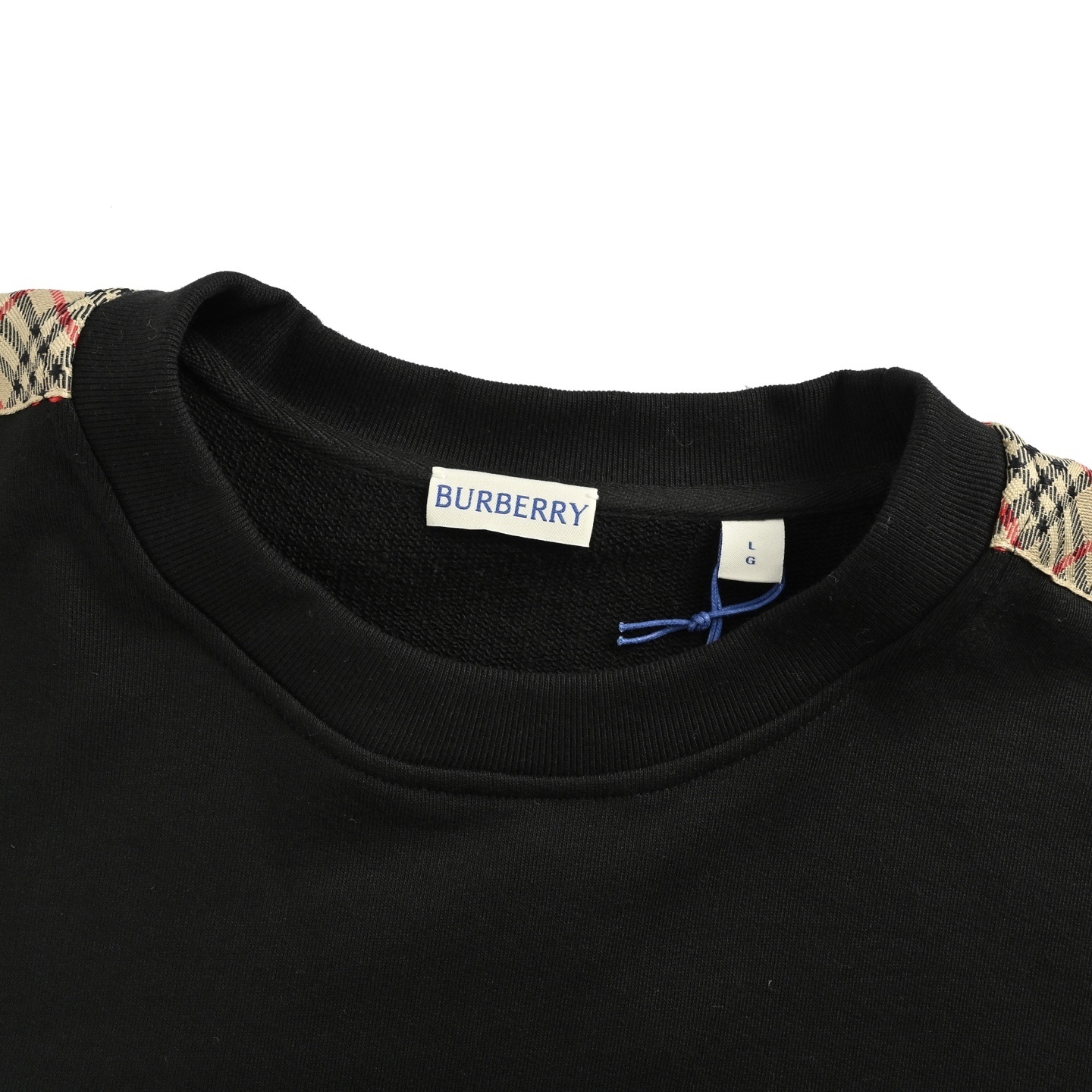 Burberry 25Fw Side Diamond Web Set Crew Neck Sweatshirt