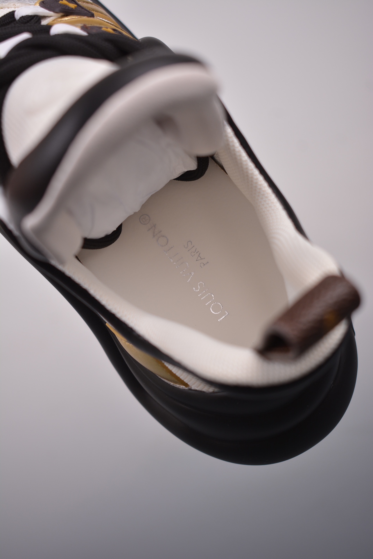 Louis Vuitton Archlight Sneakers White Gold Brown Jacquard
