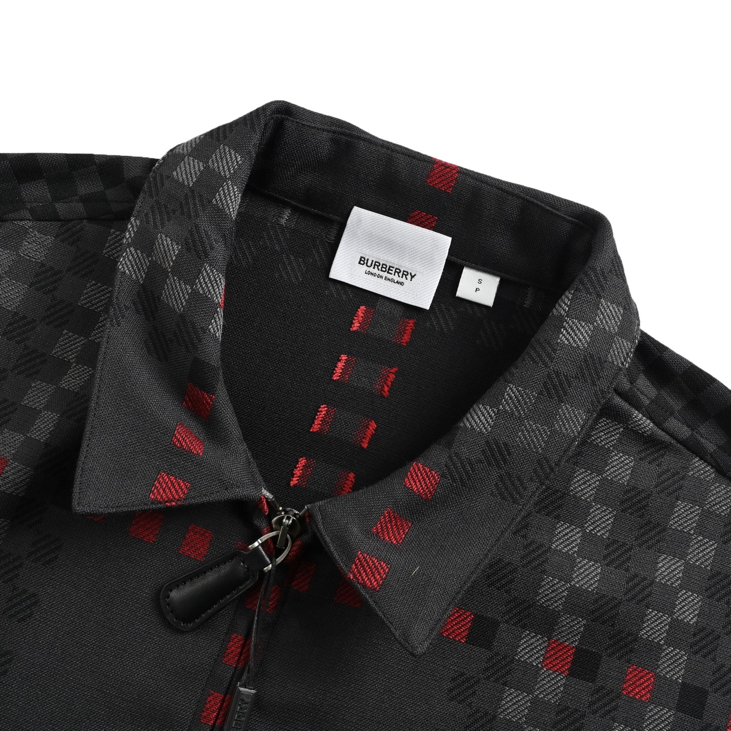 Burberry 24Fw pixel wool blend Harrington jacket