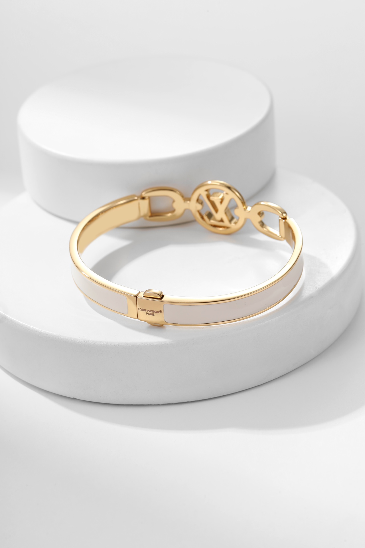 Louis Vuitton White Enamel Bracelet