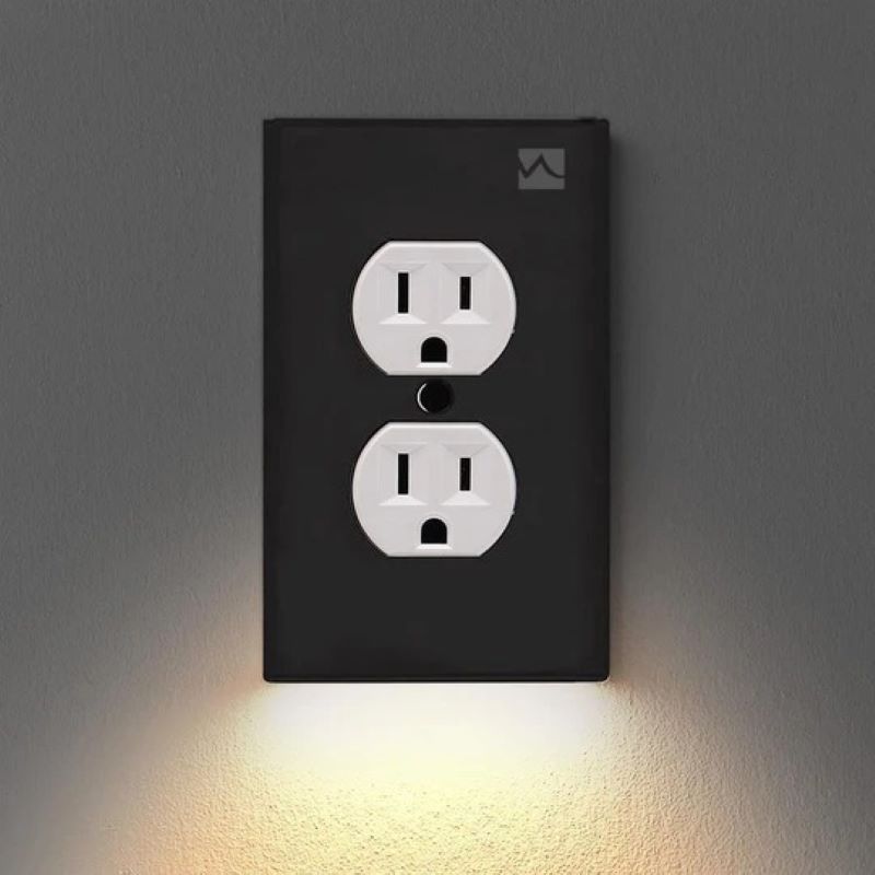 (New Year Promotion- SAVE 50% OFF) Outlet Wall Plate With Led -Buy 6 Free Shipping