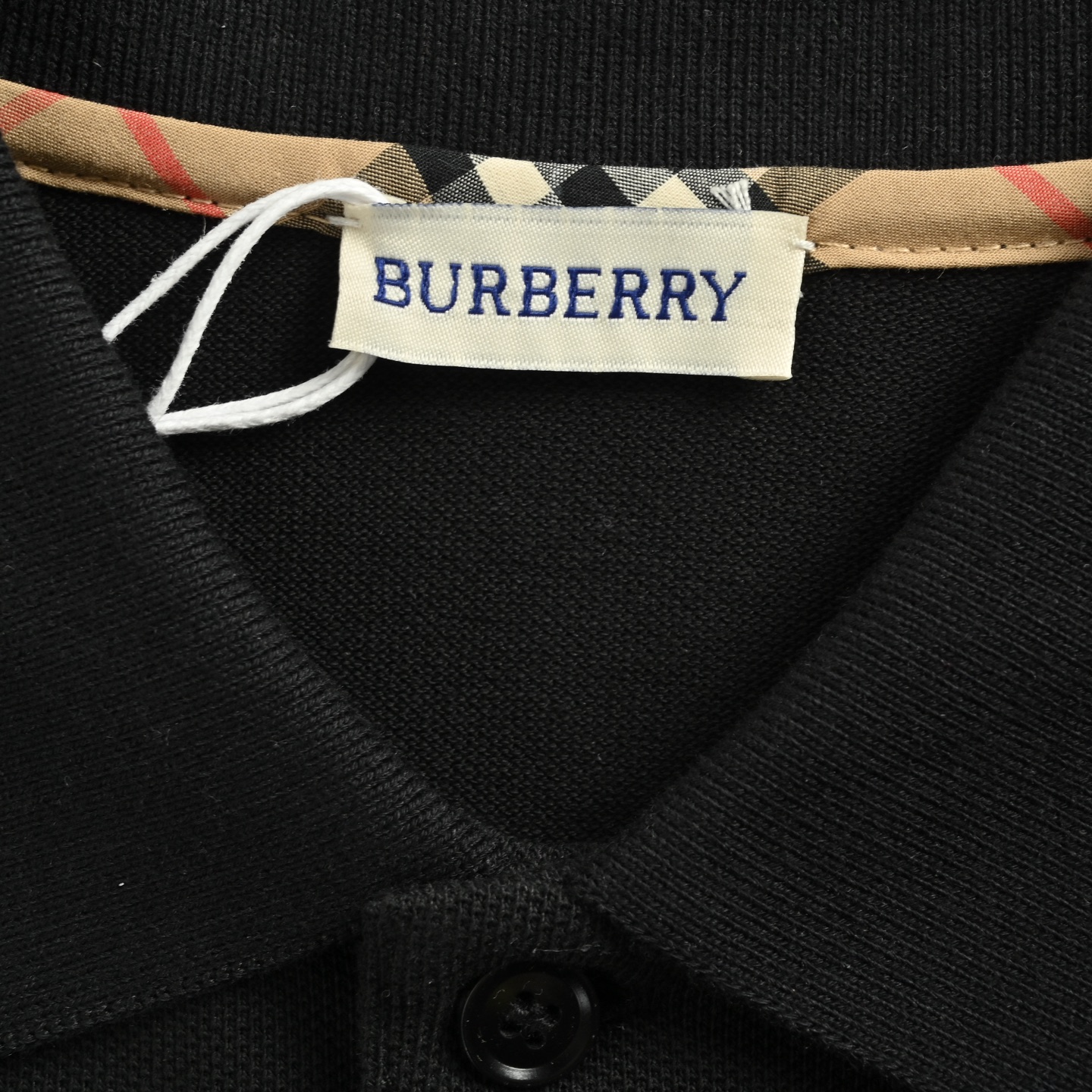 Burberry 25ss heart-shaped letter embroidered Polo short sleeve