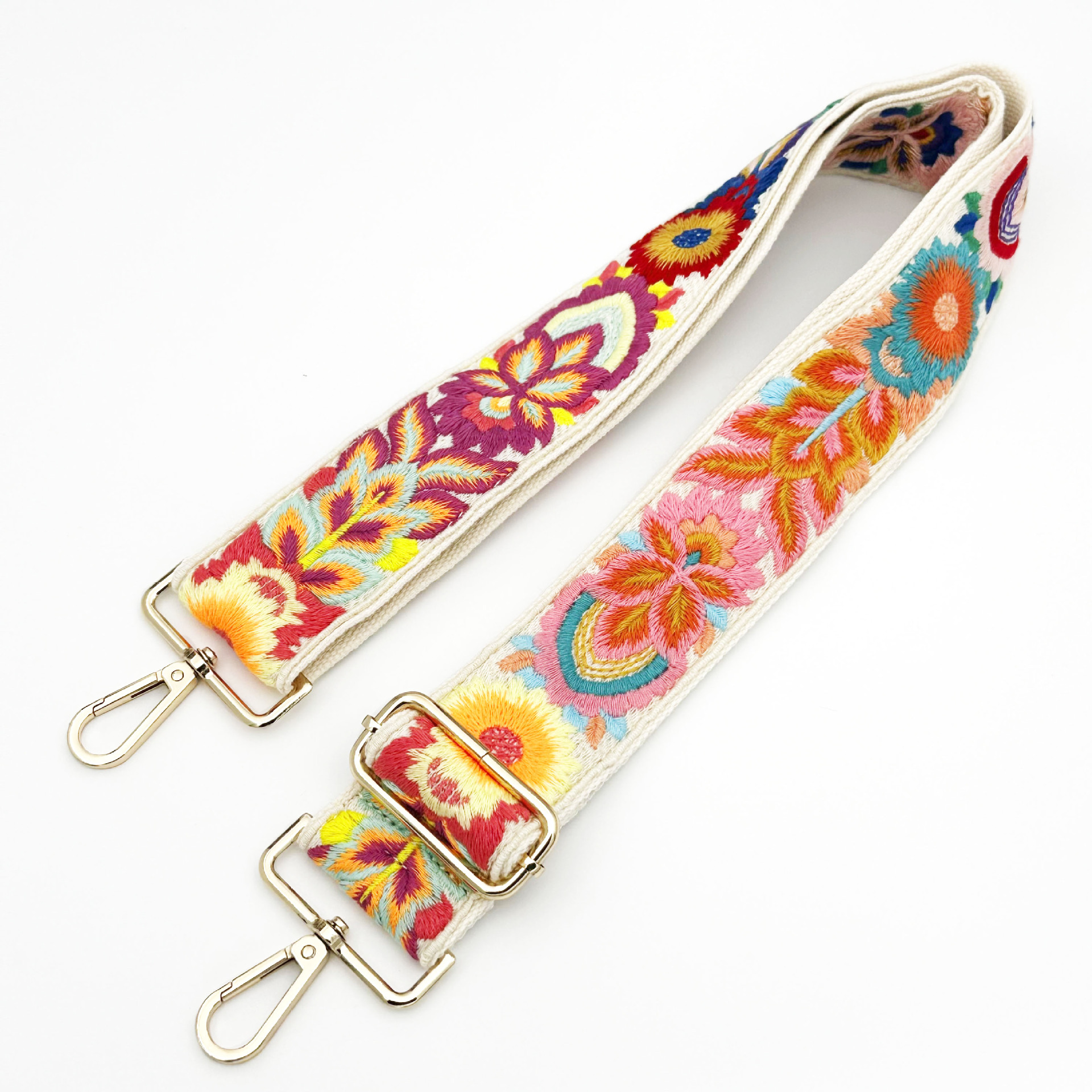 ✨👜Lovely ethnic art style floral shoulder straps🥰