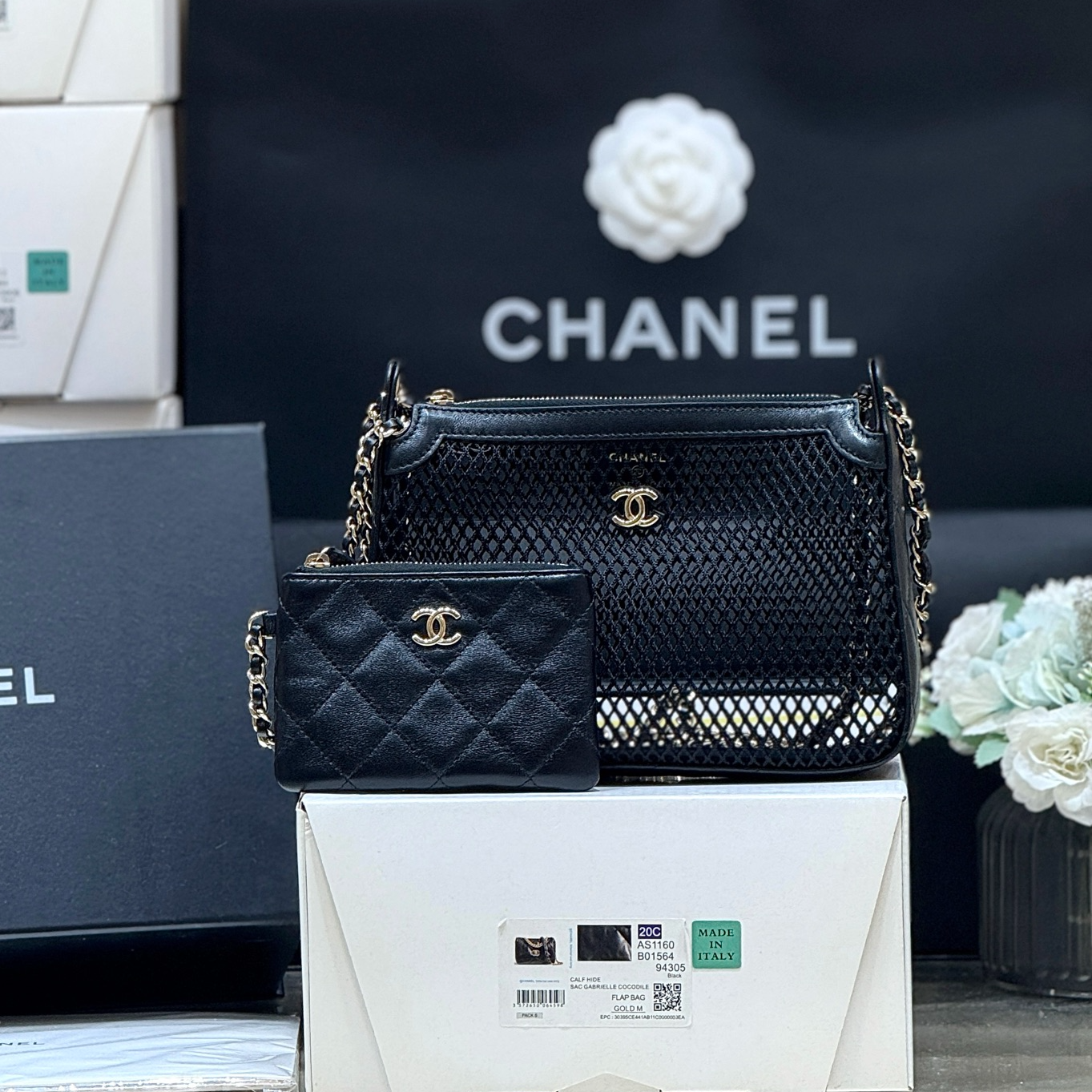 Chanel 25S Spring/Summer Collection Hollow Net Bag AP4572 00108