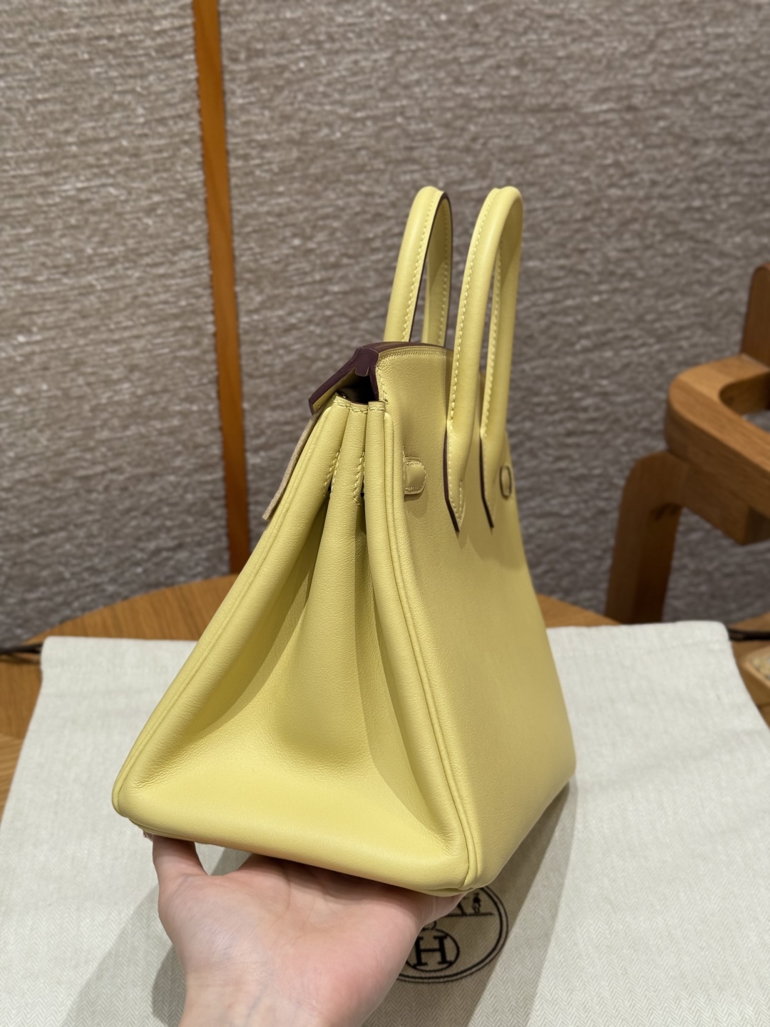 Hermes Birkin 1ZJaune Poussin Handbag (Handmade to Order)