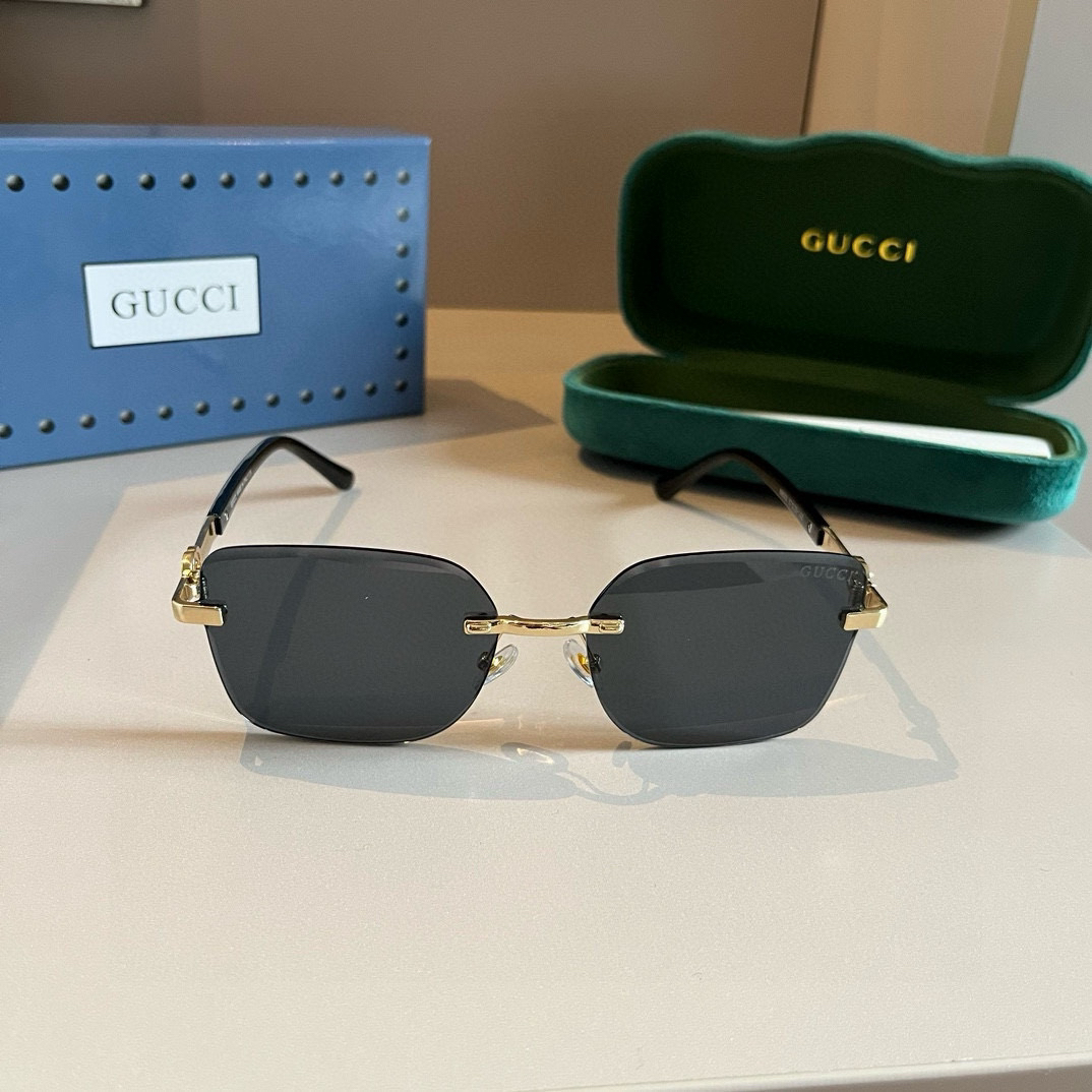 Gucci rimless sunglasses