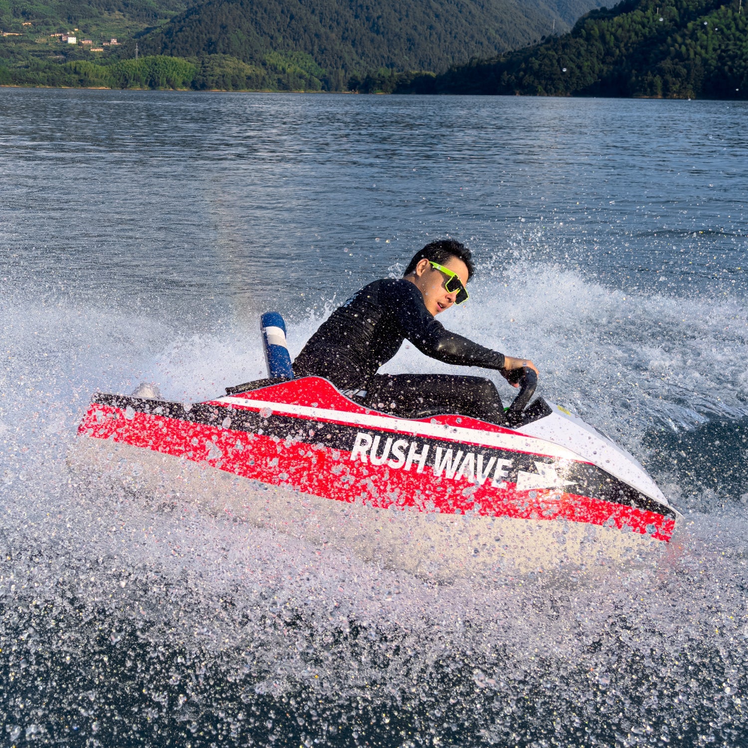 🌊🚤Electric Go Kart Boat - 18KW Mini Jet Boat(Free life jacket + battery)