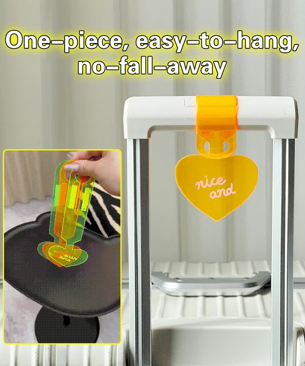 🔥Last Day Promotion-SAVE 50% OFF🔥Anti-lost Fluorescent Heart Luggage Tag-Buy 8 Get 8 Free & Free Shipping