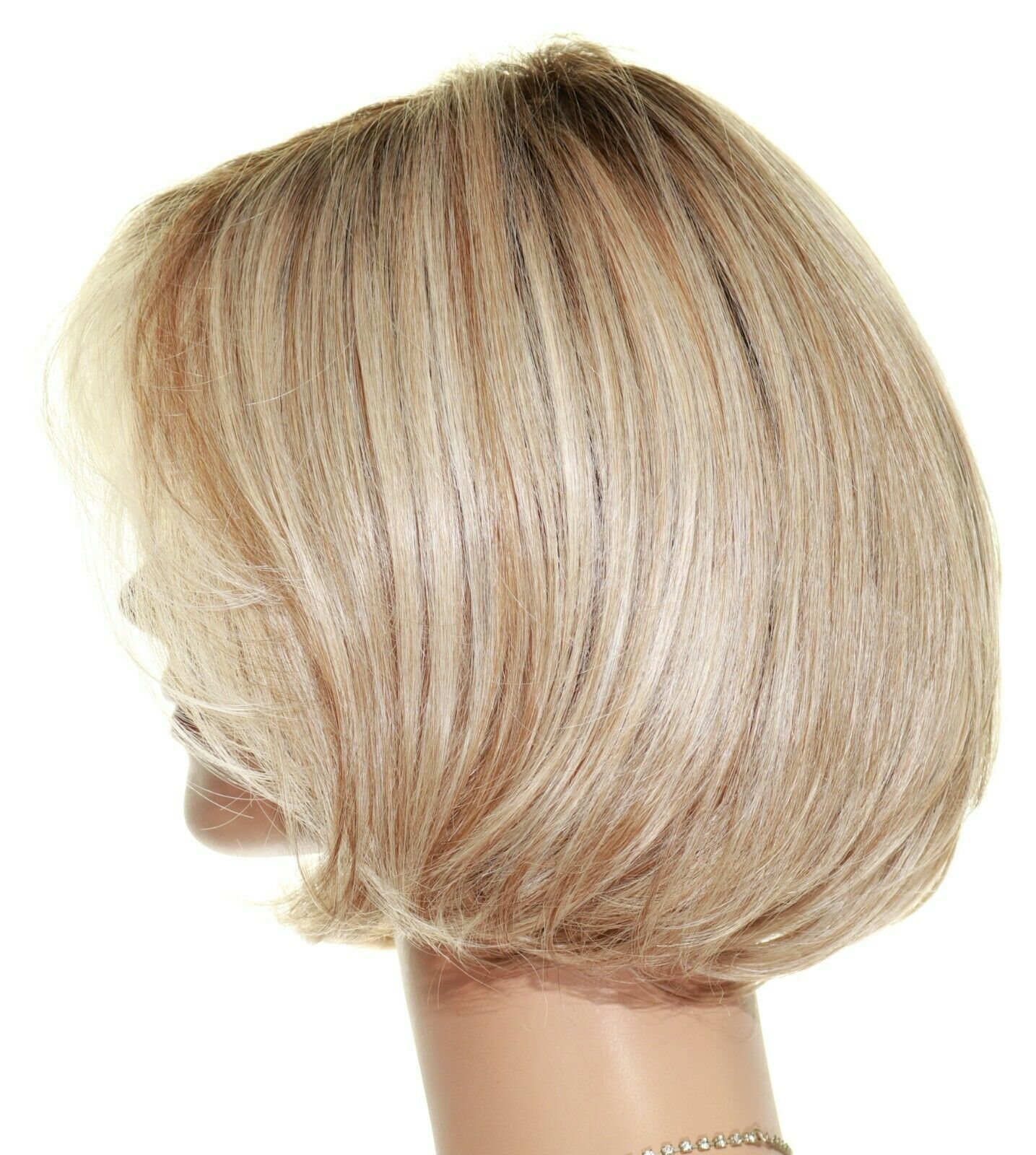 Chin Length Straight Monofilament Remy H10