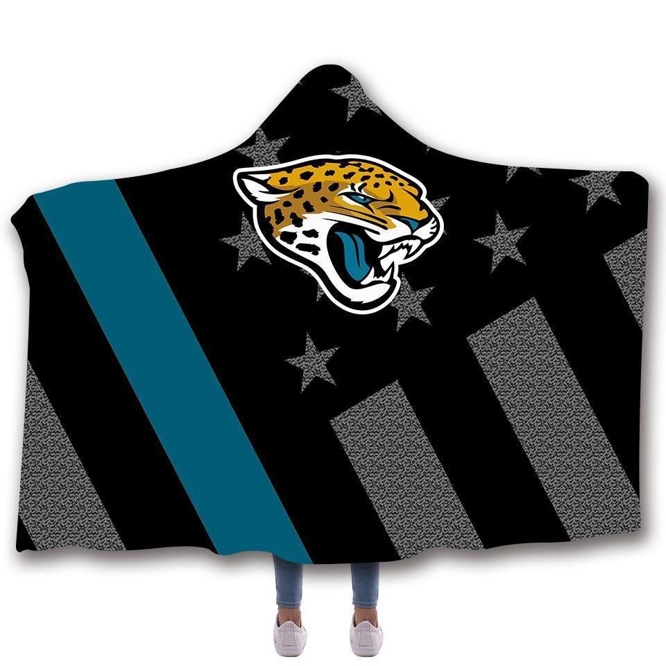 JACKSONVILLE JAGUARS CLASSIC 3D HOODED BLANKET