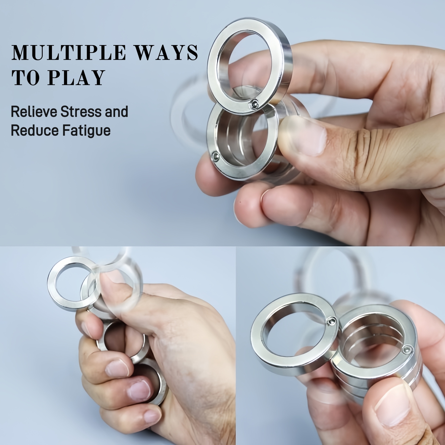 💥ON SALE💥- Folding Finger Ring, Four Finger Ring, Stress Reducing Finger Ring