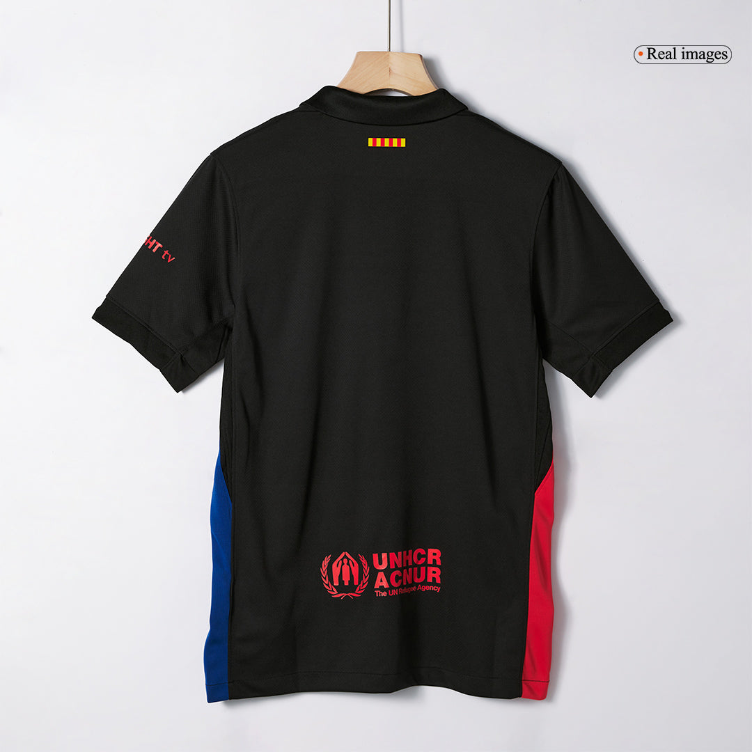 RAPHINHA #11 Barcelona Away Football Jersey, Custom Shirt 2024/25