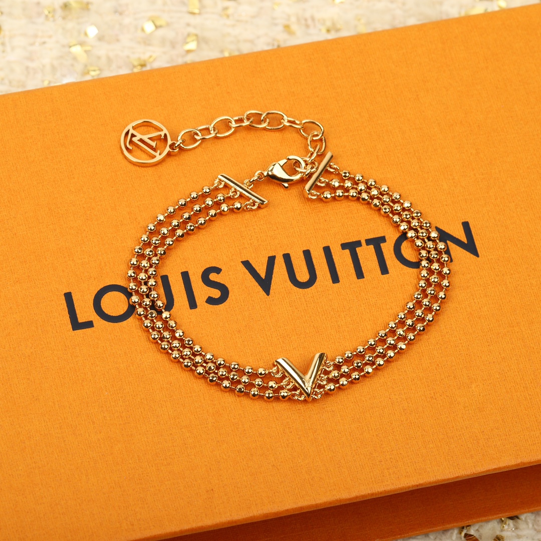 Louis Vuitton Triple Bead Bracelet