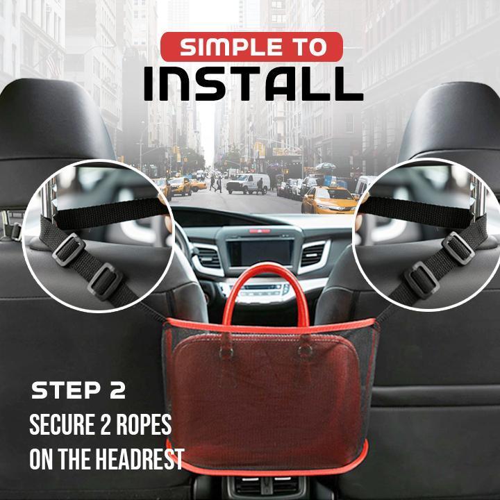 [Last day flash sale💥45% OFF] Car Net Pocket Handbag Holder