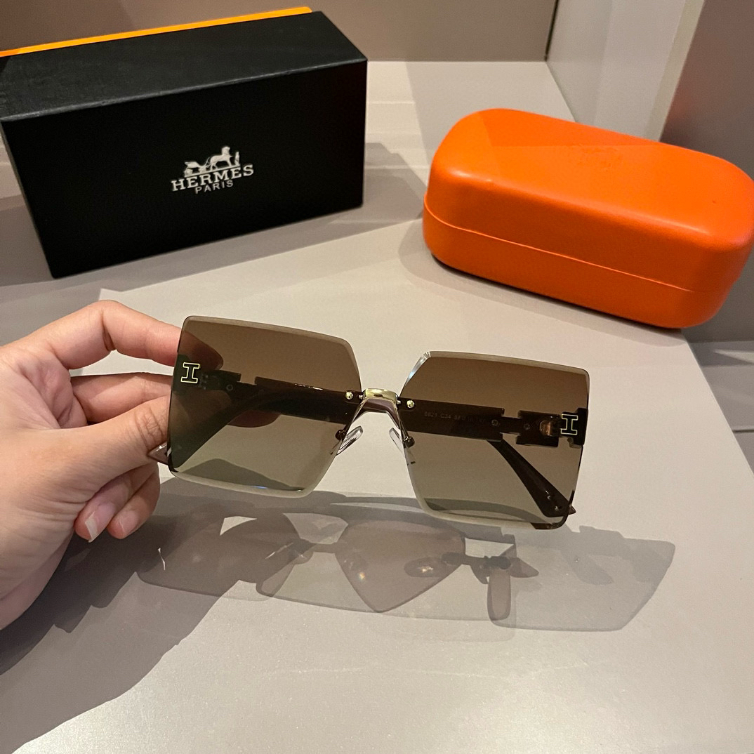 Hermes rimless sunglasses