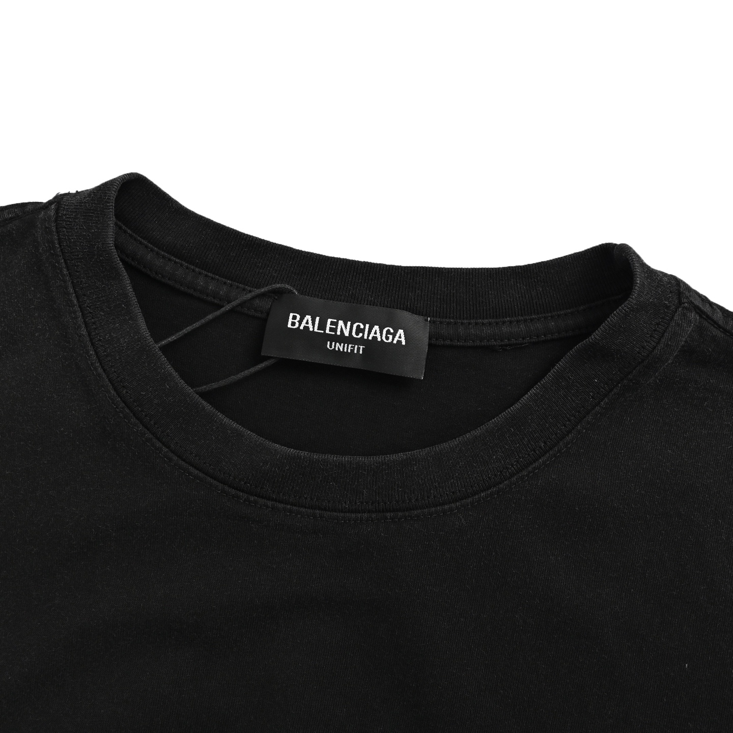 Balenciaga 25ss washed 8-letter printed short sleeves