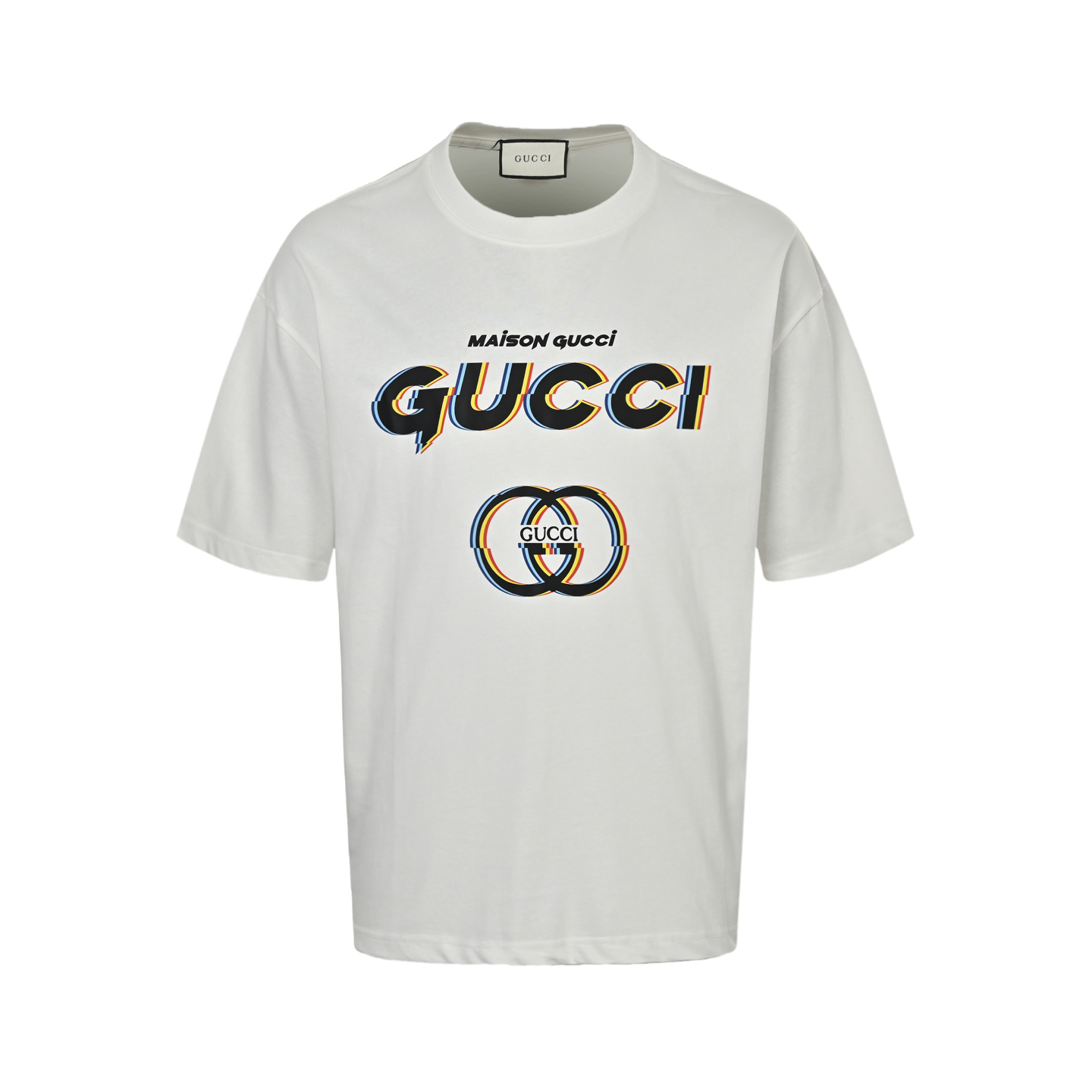 Gucci 24ss phantom letter print short sleeve