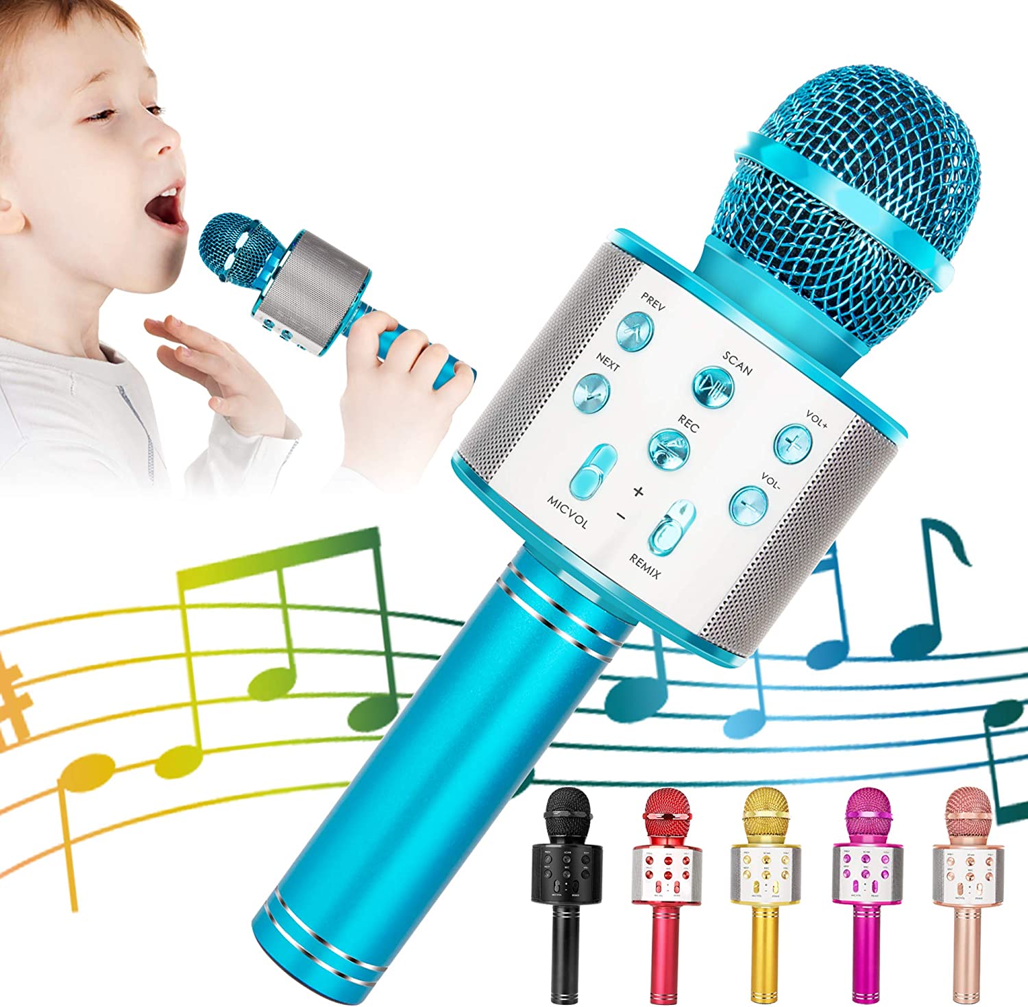 [🎅PRE-CHRISTMAS SALE 48%OFF NOW] Wireless Bluetooth 3-In-1 Karaoke Mic Speaker -BUY 2 FREE SHIPPING