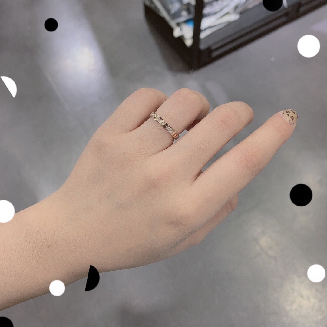 Cartier LOVE full diamond ring