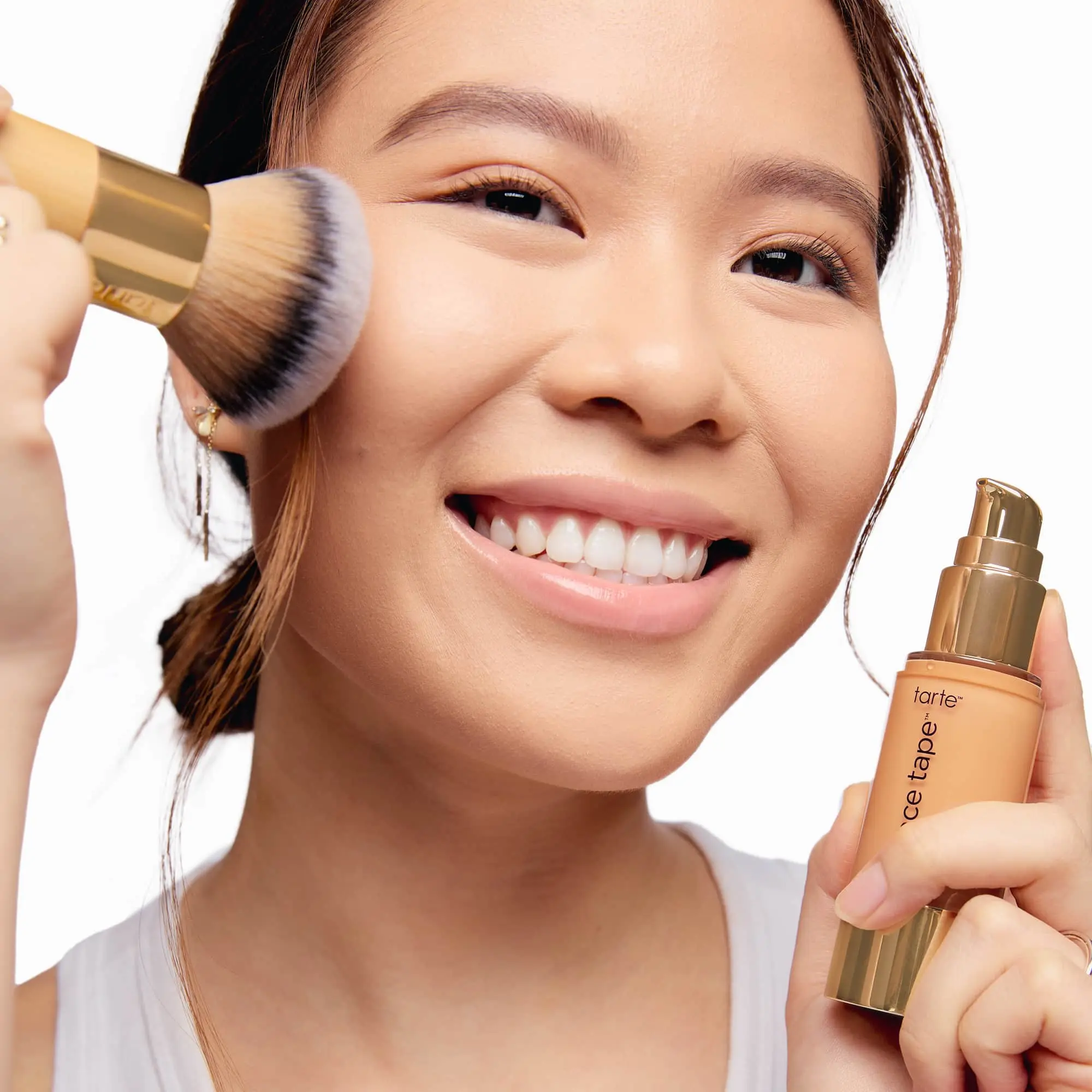 All-in-One Foundation Brush for Liquid Cream Powder