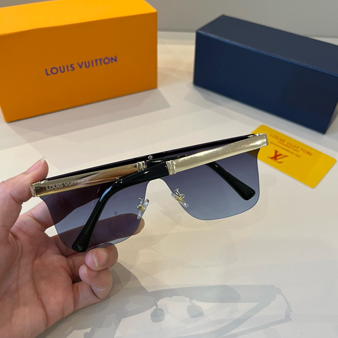 Louis Vuitton half-rim sunglasses