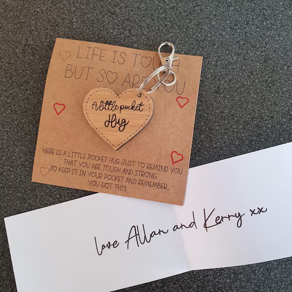 Personalised Pocket Hug - Little Pocket Hug | Gift for Friends | Tough Times Gift