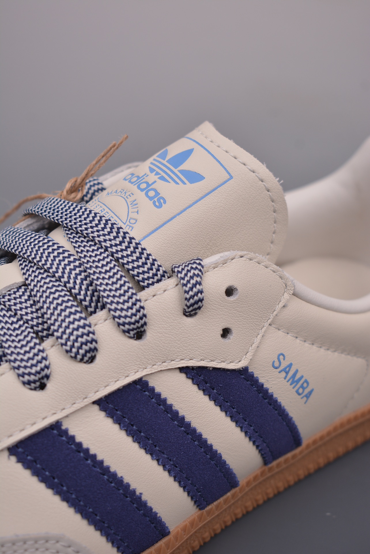 Adidas Originals Samba OG Off White Dark Blue JI3907