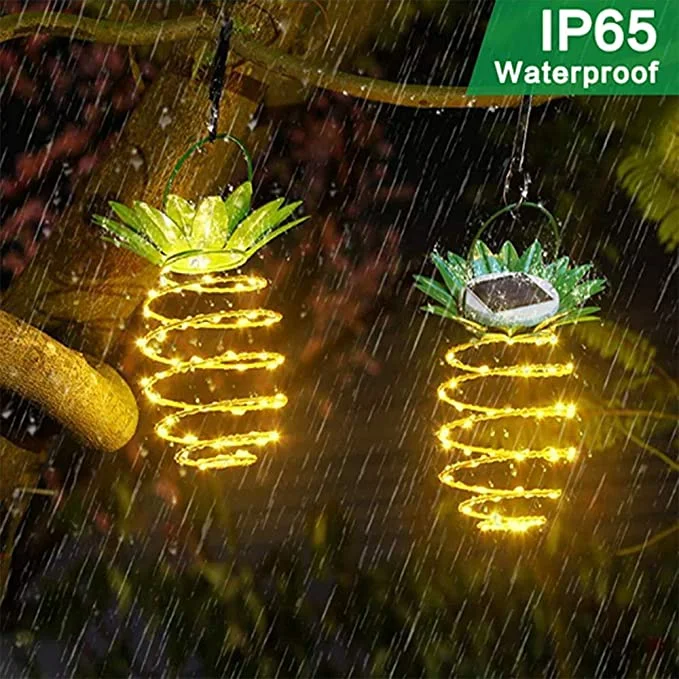 Waterproof Solar Outdoor Pineapple Lamps