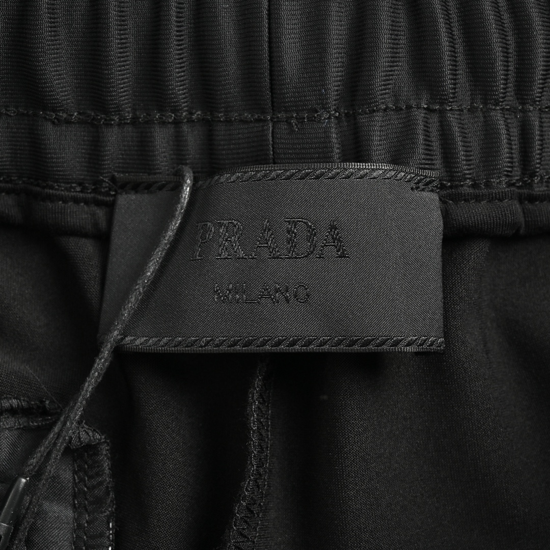 Prada 23Fw nylon side pocket trousers