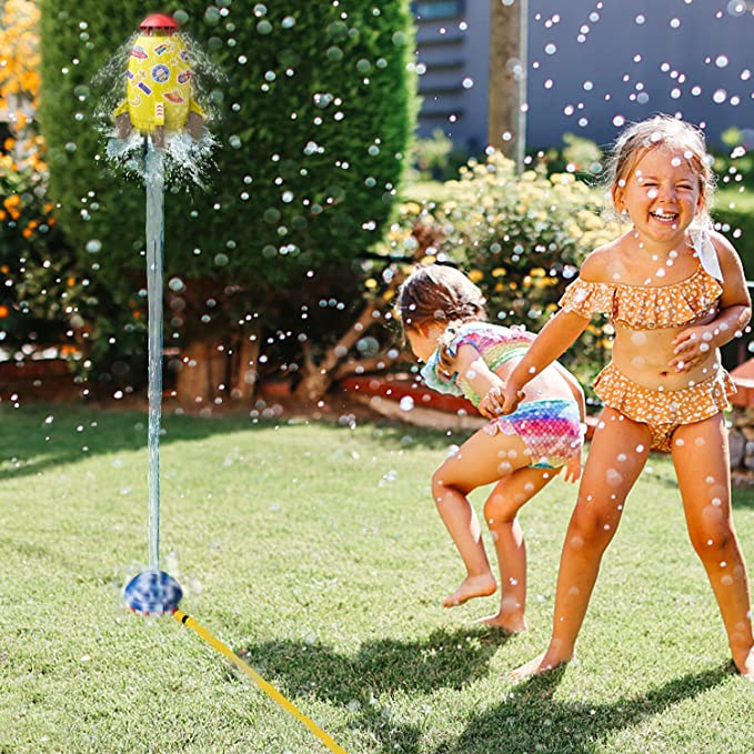 🔥Last Day Promotion-[SAVE 65% OFF]--2023 Summer Toy--Launch Water Rocket Outdoor Sprinkler Toy--BUY 2 GET FREE SHIPPING